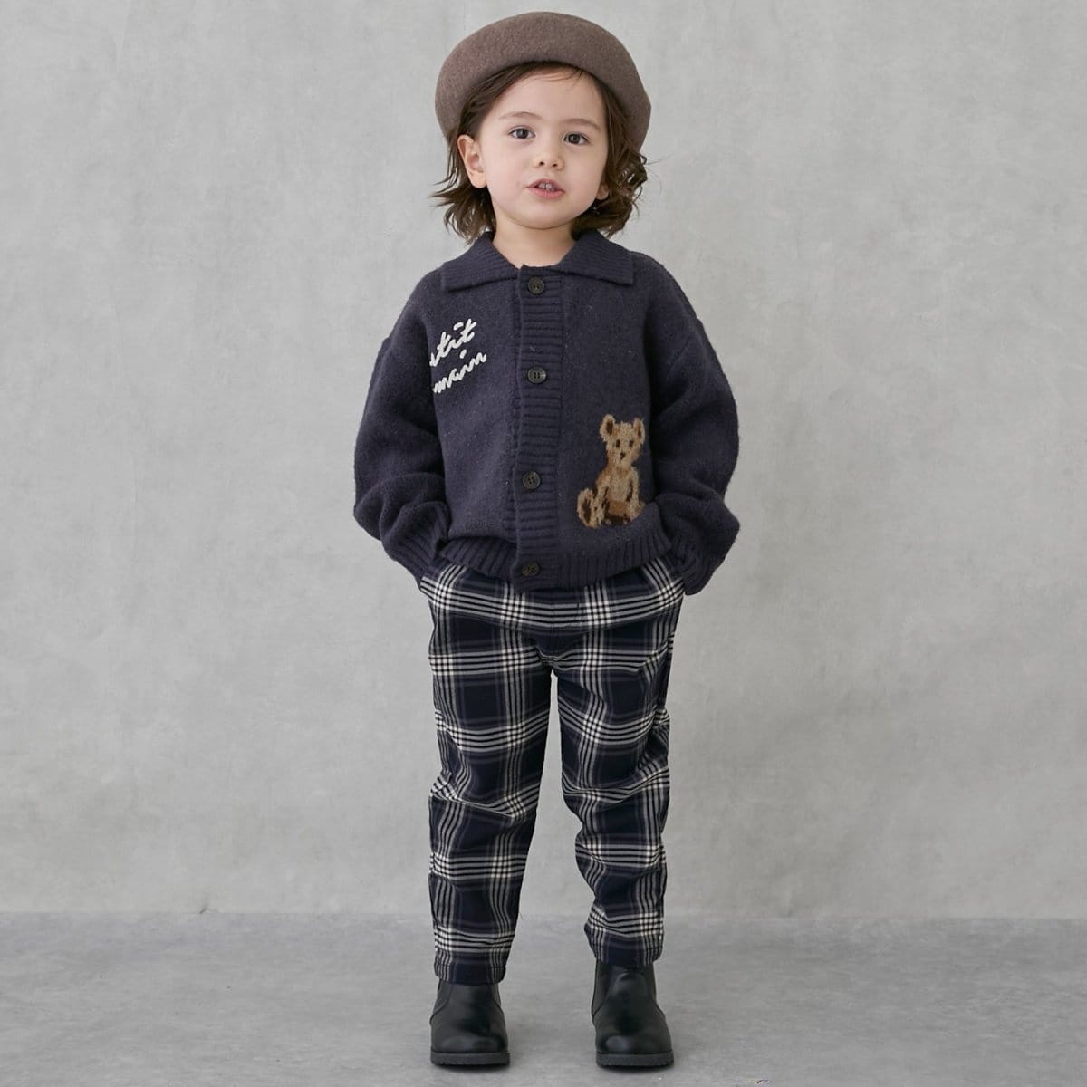 紺JK＋ショートパンツセット | プティマイン(petit main) | マルイ