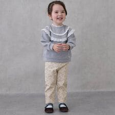 【裏起毛/スマイル】ゆったりパンツ