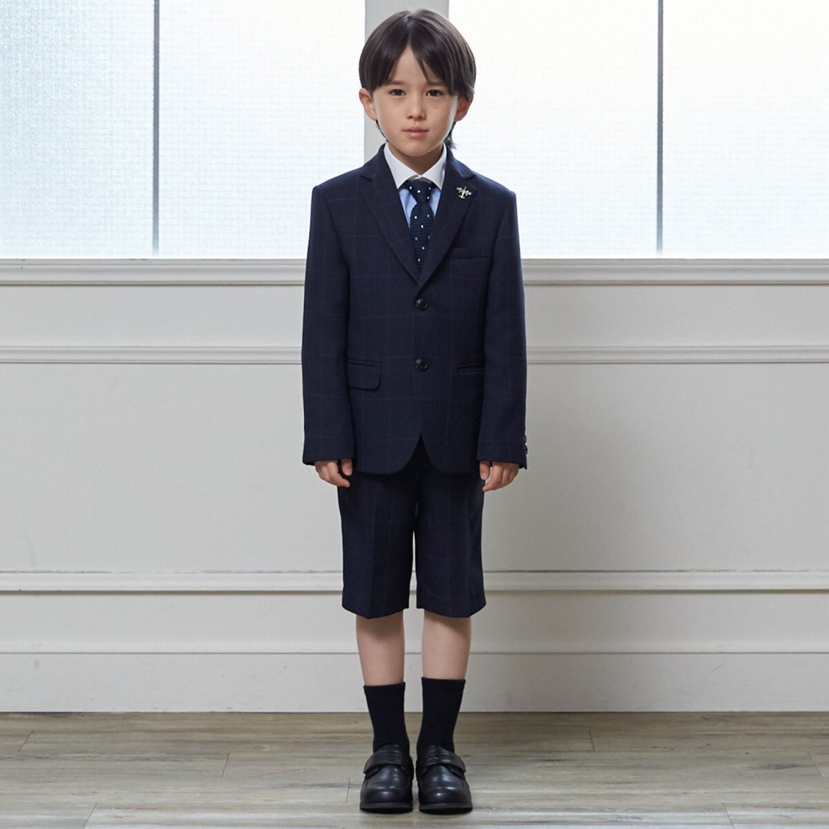 フォーマル】チェックJK+ハーフパンツセット | プティマイン(petit