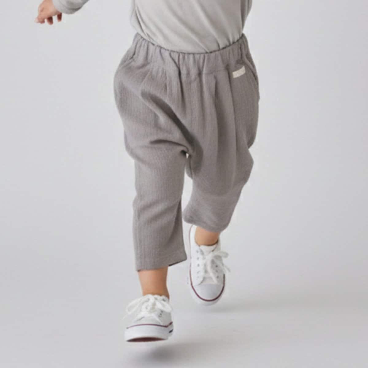 【防汚加工】楊柳クロップドパンツ