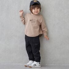 切り替えキルティングパンツ