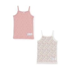 【弱酸性】女児キャミ肌着2P