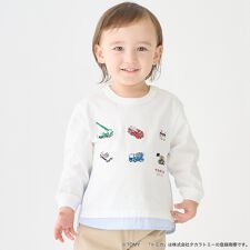 【TOMICA・ANIA】裾シャツ長袖Tシャツ