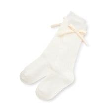 リボンハイソックス