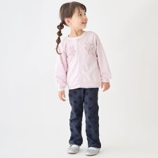 お花ジャカードフレアパンツ