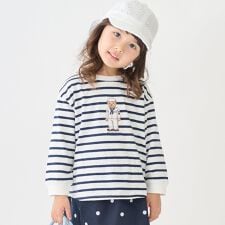 【TeddyBear】刺しゅう長袖Tシャツ