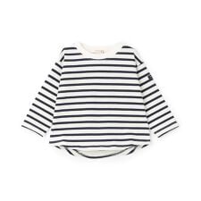 【食品防汚】ボーダー長袖Tシャツ