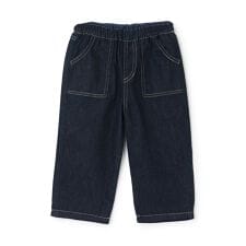 柔らか加工デニムロングパンツ