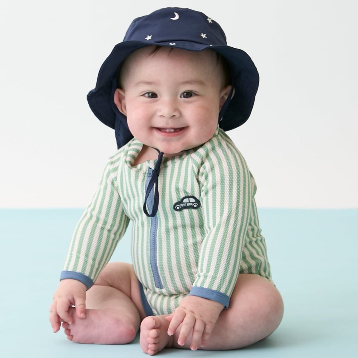 [�}���C]�ySWIM�zbabyboys���b�V���K�[�h/�v�e�B�}�C���ipetit main�j ���C�g �O���[��