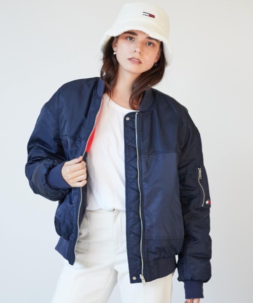 リバーシブルボンバージャケット | トミー ジーンズ(TOMMY JEANS