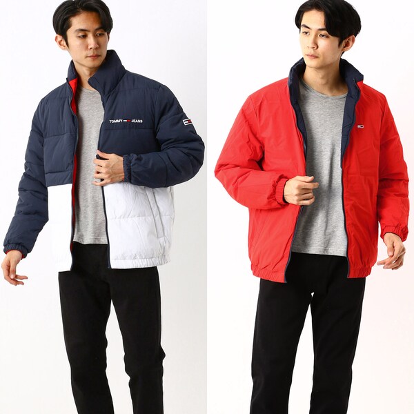  jeans リバーシブルパッファジャケット リバーシブルパッファジャケット | トミー ジーンズ(TOMMY JEANS