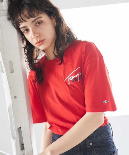 オンライン限定】シグネチャーロゴTシャツ | トミー ジーンズ(TOMMY