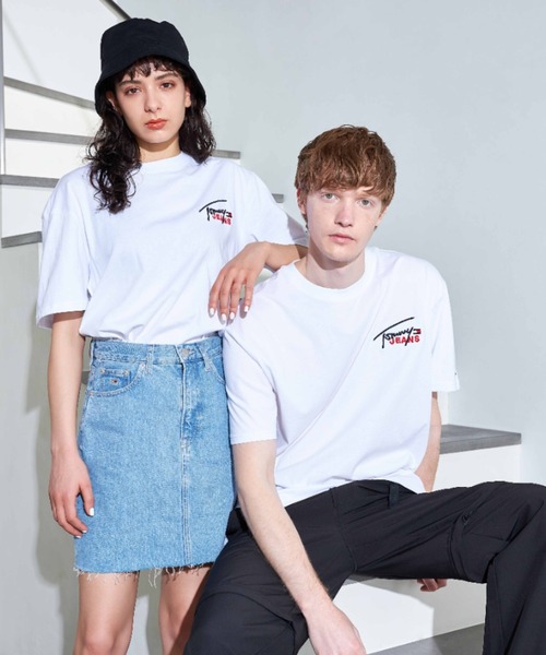 オンライン限定】シグネチャーロゴTシャツ | トミー ジーンズ(TOMMY