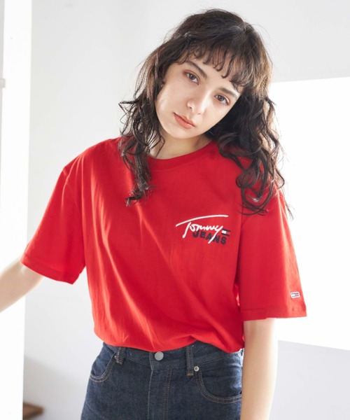 オンライン限定】シグネチャーロゴTシャツ | トミー ジーンズ(TOMMY