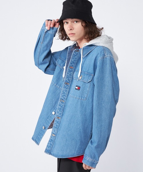 フーデッドデニムシャケット | トミー ジーンズ(TOMMY JEANS