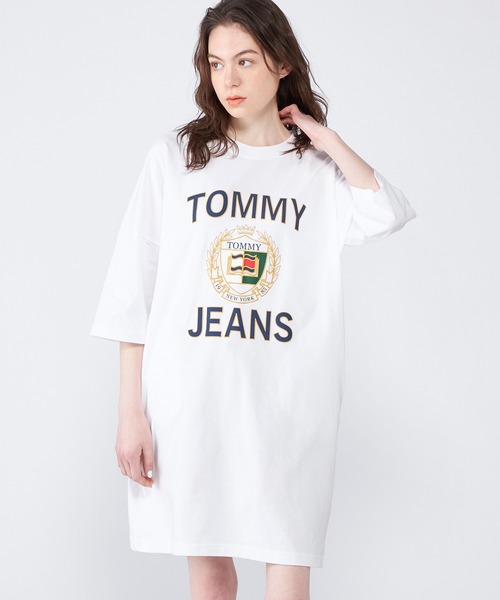 オーバーサイズリュクスTシャツワンピース | トミー ジーンズ(TOMMY