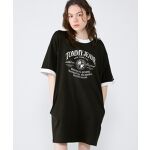 オーバーサイズロゴリンガーTシャツワンピース | トミー ジーンズ 