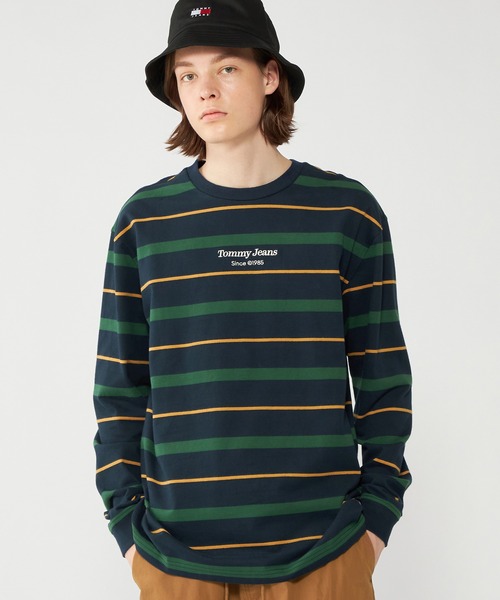 レギュラーストライプロングスリーブTシャツ | トミー ジーンズ(TOMMY