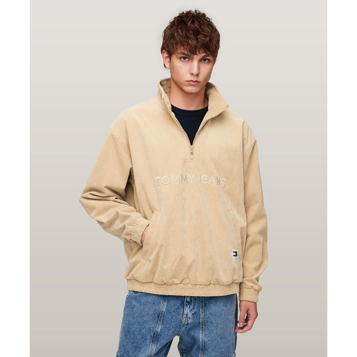 リバーシブルシェルパジャケット | トミー ジーンズ(TOMMY JEANS