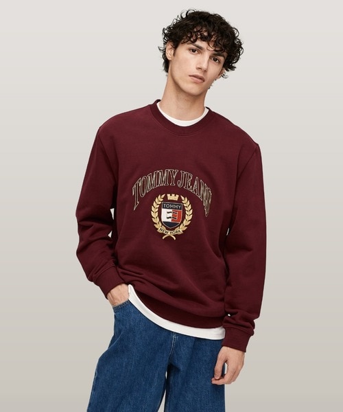 [�}���C]TJM REG TJ PREP CREST CREW/�g�~�[ �W�[���Y�iTOMMY JEANS�j �s���NVLP