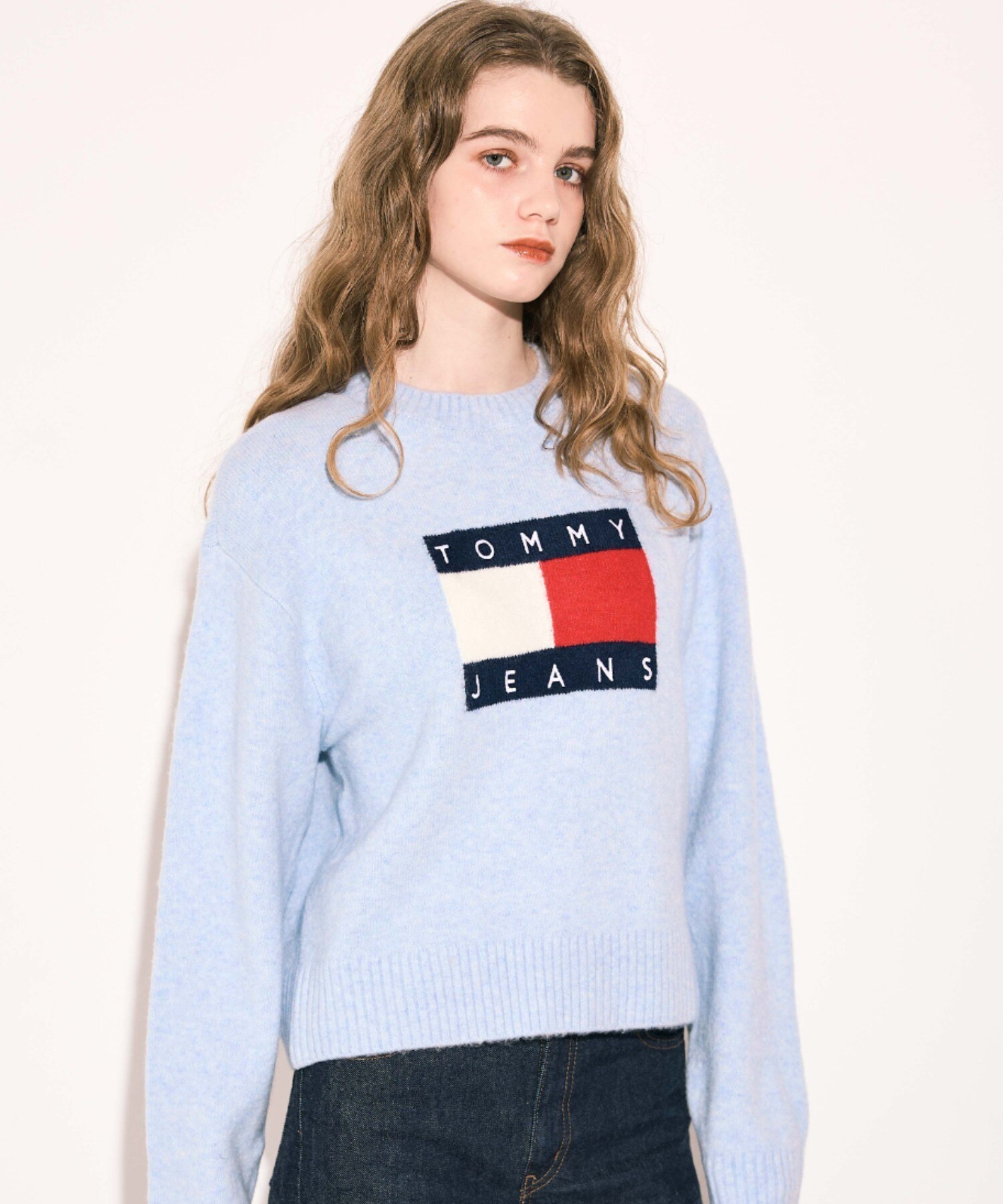 メランジフラッグセーター | トミー ジーンズ(TOMMY JEANS