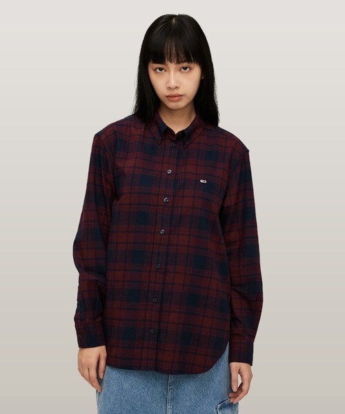 トミー ジーンズ（ JEANS）/リラックスタータンチェックシャツ リラックスタータンチェックシャツ | トミー ジーンズ(TOMMY JEANS