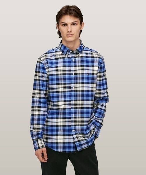 オックスフォードヘリテージプレイドシャツ | トミー ヒルフィガー