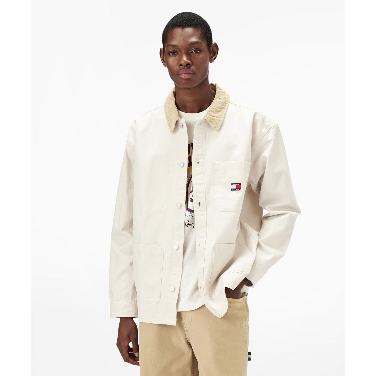 トミー ジーンズ（ JEANS）/キャンバスコーデュロイオーバーシャツ キャンバスコーデュロイオーバーシャツ | トミー ジーンズ(TOMMY JEANS