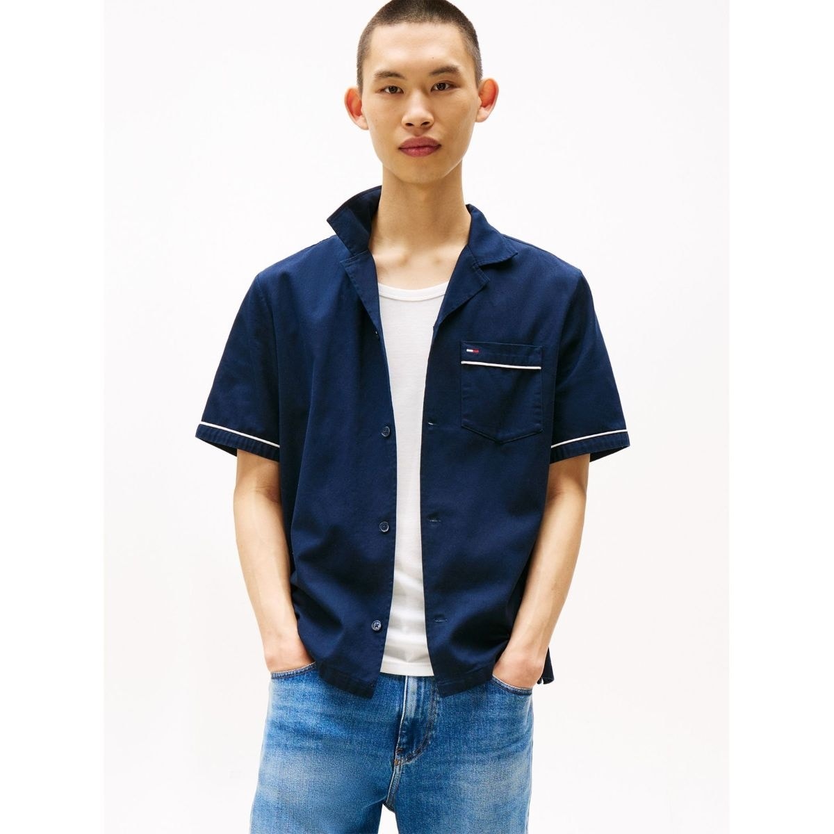 キャンプカラーショートスリーブシャツ | トミー ジーンズ(TOMMY JEANS