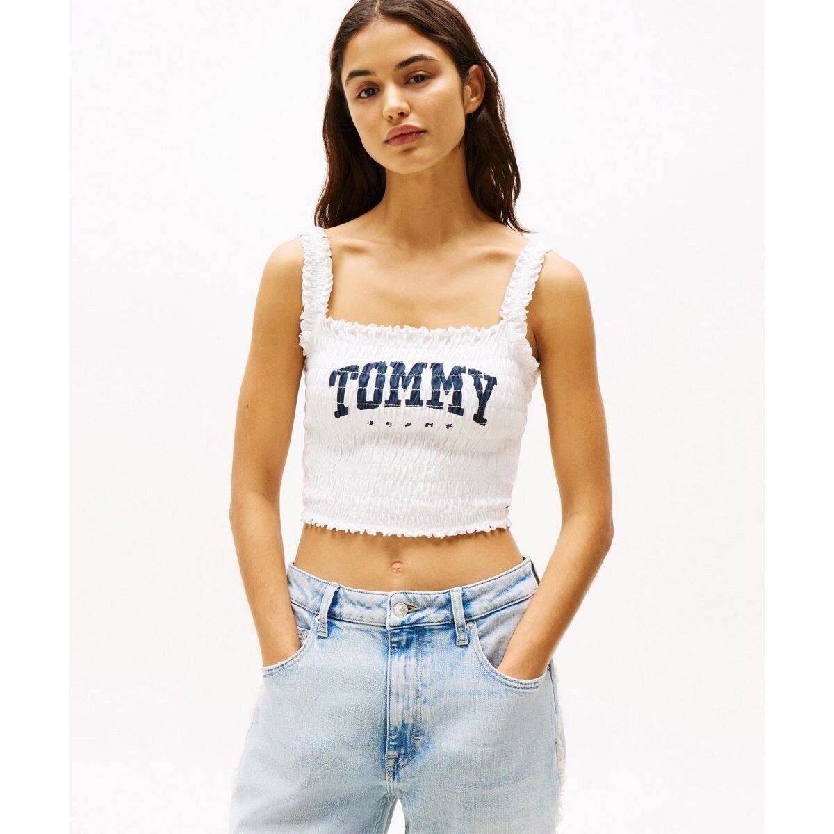 スモックバーシティブラレット | トミー ジーンズ(TOMMY JEANS