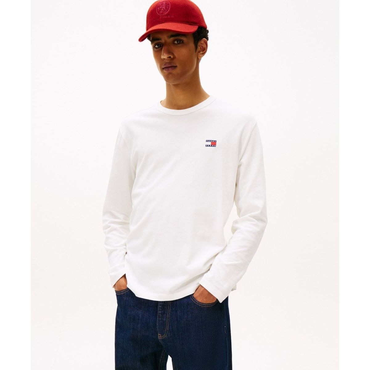 レギュラーバッジロングスリーブTシャツ | トミー ジーンズ(TOMMY