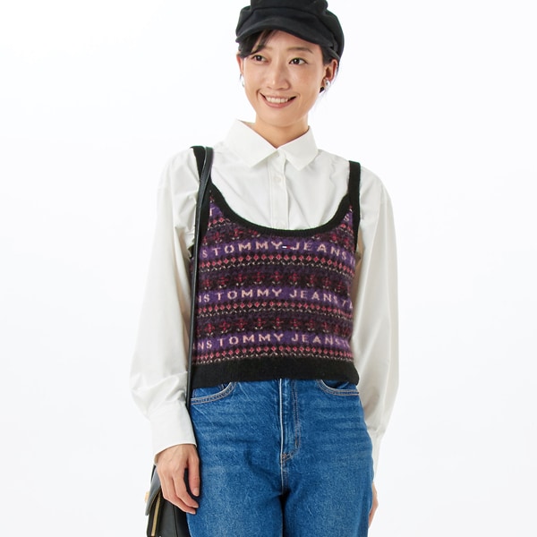 [�}���C]�t�F�A�A�C���j�b�g�L���~�\�[��/�g�~�[ �W�[���Y�iTOMMY JEANS�j �u���b�NBDS