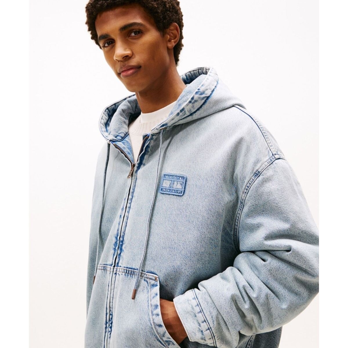 ✨新品級✨TOMMY JEANS フードパデットコートダウン ロング 2way TOMMY 
