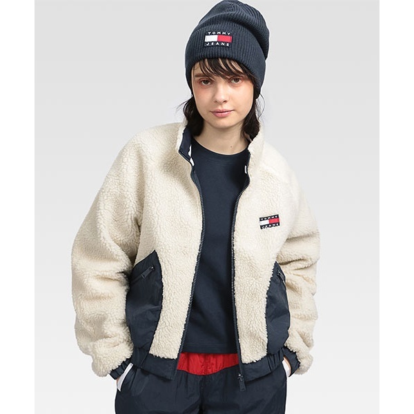 リバーシブルシェルパジャケット | トミー ジーンズ(TOMMY JEANS