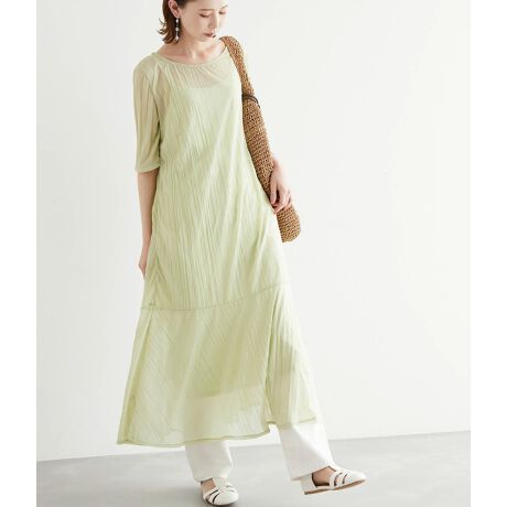 シアーワッシャー天竺カットソーワンピース ロペピクニック Rope Picnic ファッション通販 マルイ ウェブチャネル Cb001 657 19 01