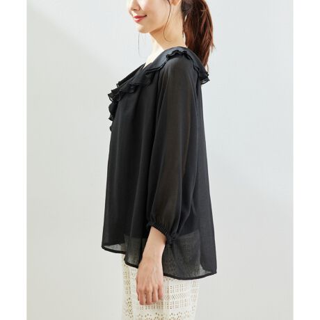 フロントラッフルフリルブラウス ロペピクニック Rope Picnic Gdh ファッション通販 マルイウェブチャネル