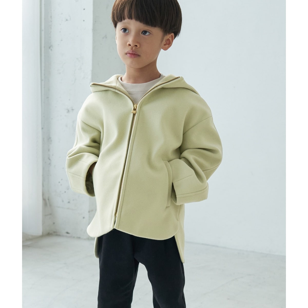 KIDS】リンクコーデ/ジャージメルトンジップアップフーディ - organicfarmermag.com