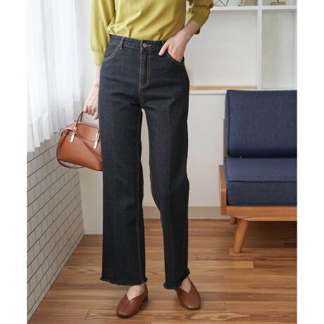 デニム裾フリンジパンツ ロペピクニック Rope Picnic Gds ファッション通販 マルイウェブチャネル