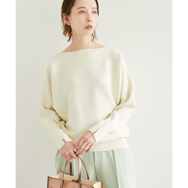 マシュマロニット袖パールドルマン