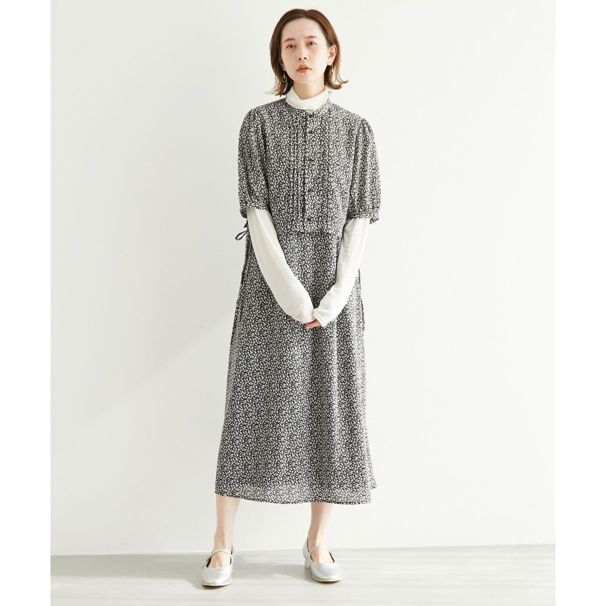 送料無料15 小花柄レイヤードワンピース Pg3fkigf 2迄延長保証半額 ワンピースドレス その他ワンピース Eservices Alzahra Mun Org