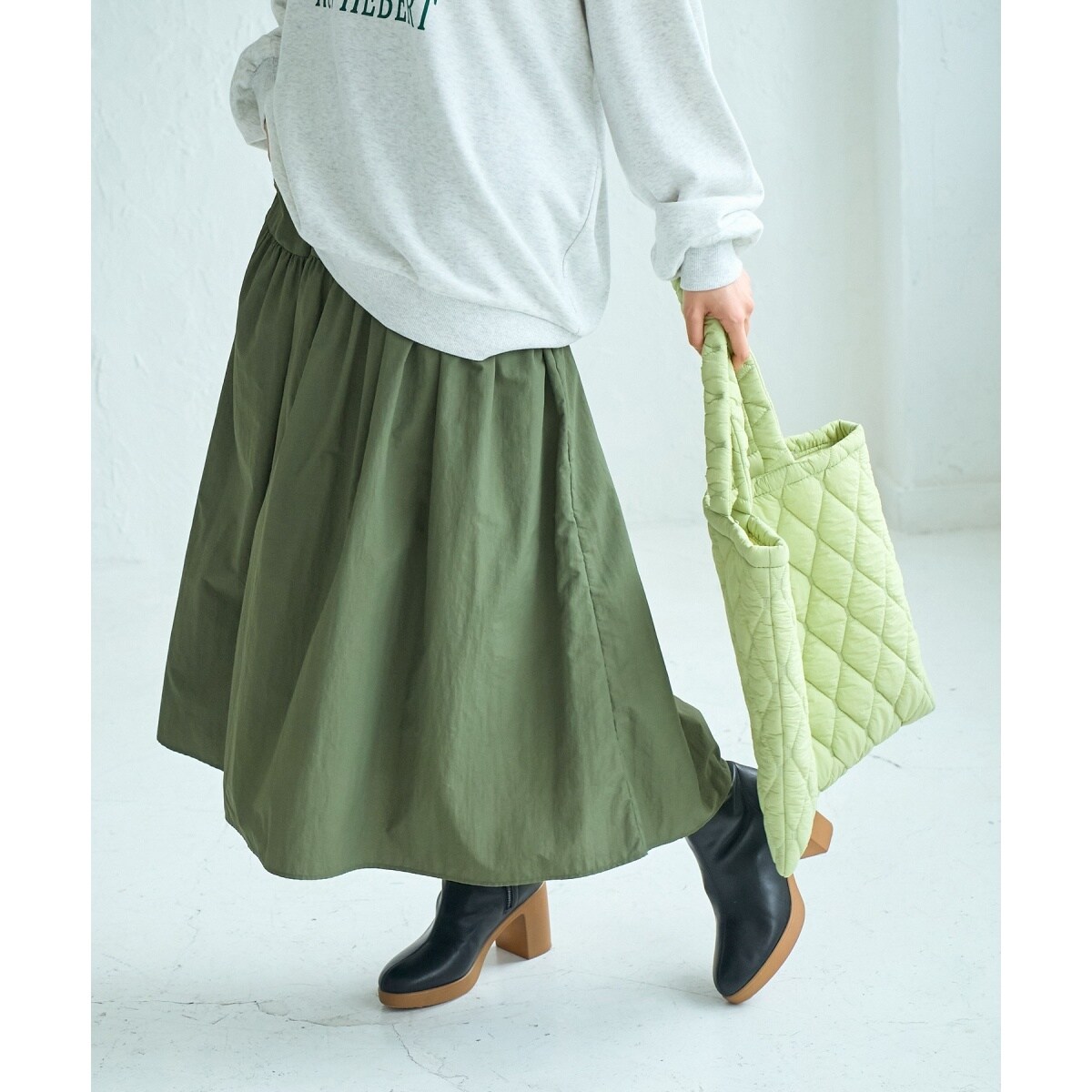 ナイロンギャザースカート | ロペピクニック アール(ROPE' PICNIC R