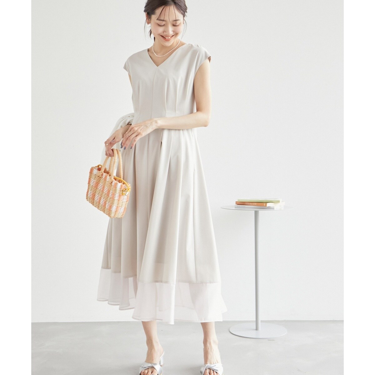 撥水加工/裾シアータックワンピース | ロペピクニック(ROPE' PICNIC