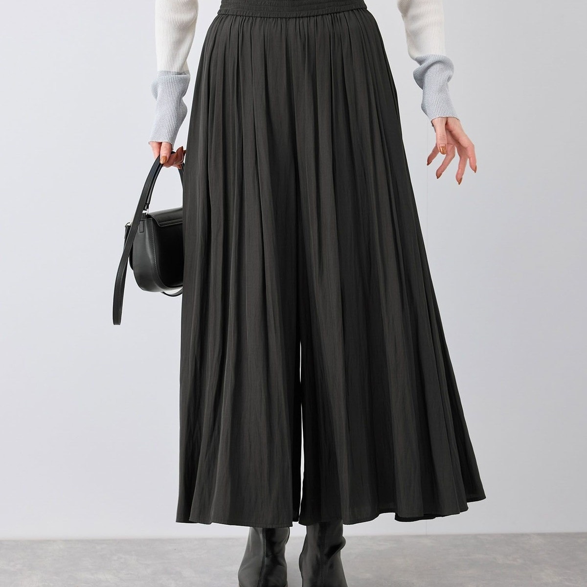 23区｜【洗える】コンパクトライトクロス ピンタック ワンピース