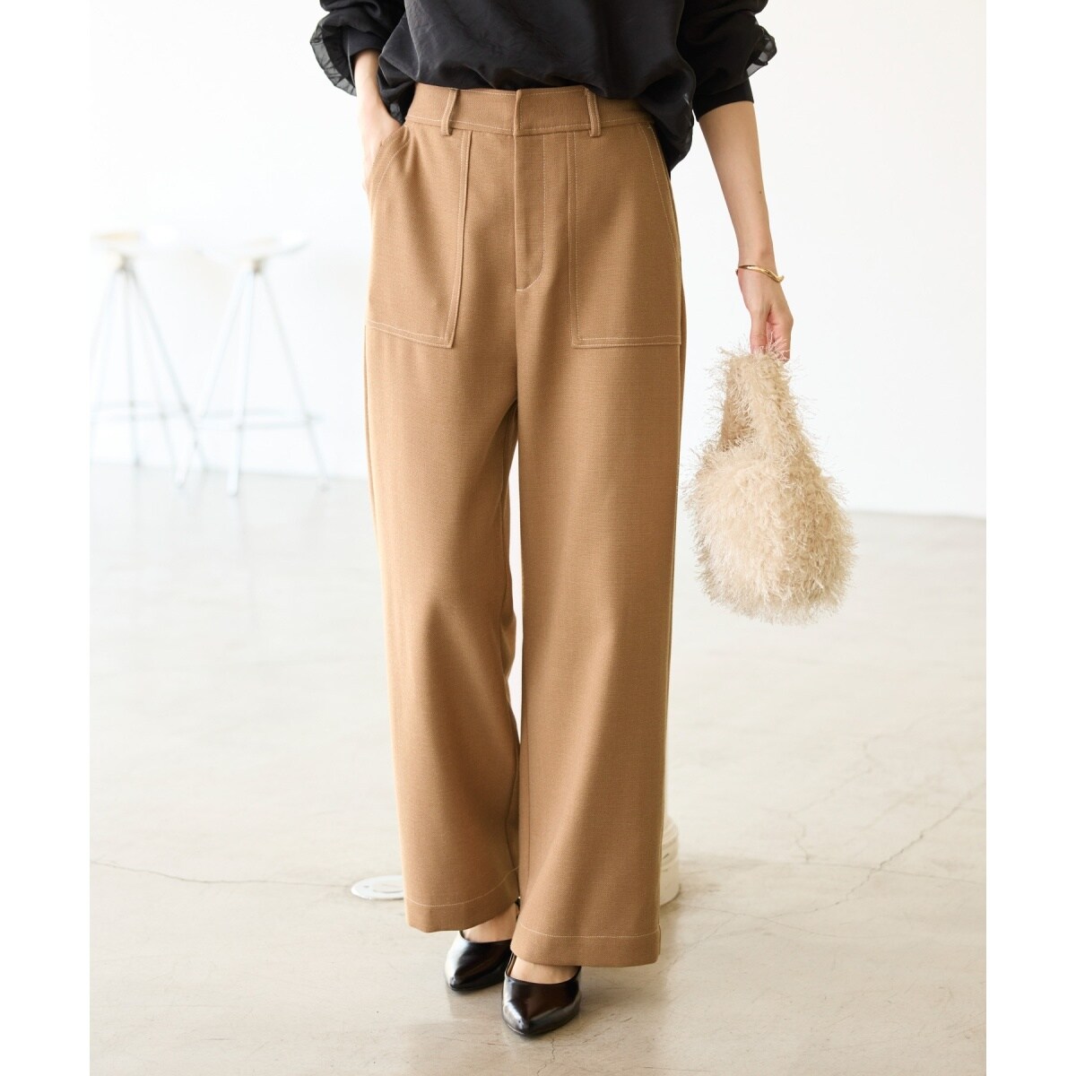 3サイズ展開】ツイードベイカーパンツ | ロペピクニック(ROPE' PICNIC