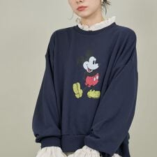 MICKEY MOUSE/プリントスウェット