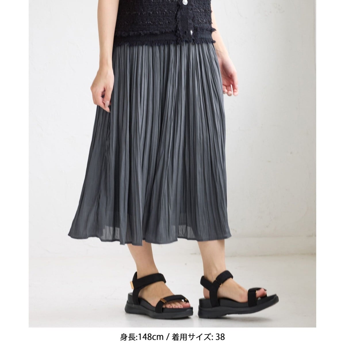 SEA ネイビー　プリーツスカート サイズ0 a169bfe5c08552b4542388c46dbb23