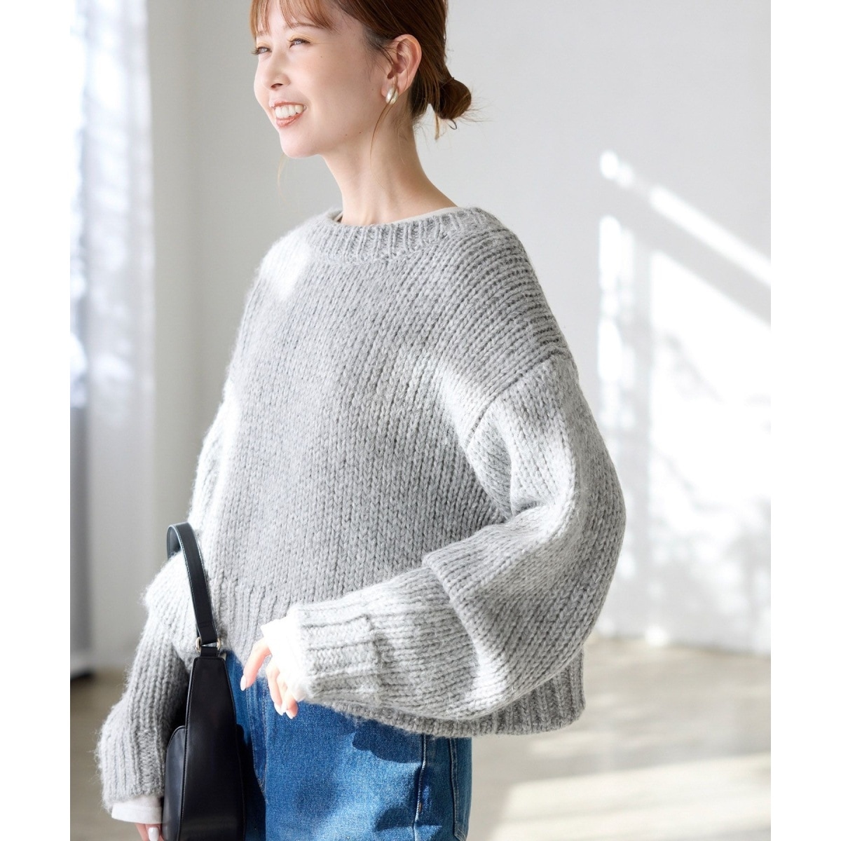 ラメリリーショートニットプルオーバー | ロペピクニック(ROPE' PICNIC