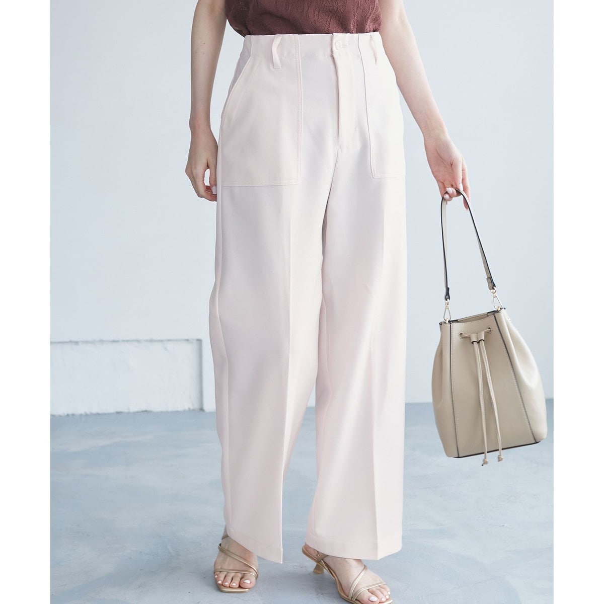 ❣️最終セール❣️ロペピクニック　360°ウルトラストレッチシリーズ　3点セット 360°ウルトラストレッチ】セットアップ対応/ワイドパンツ【一部店舗