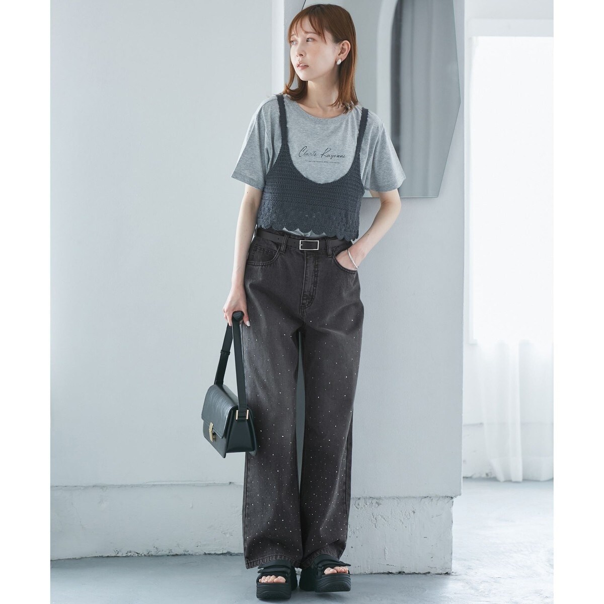 新色追加】キラキラビジューデニム | ロペピクニック(ROPE