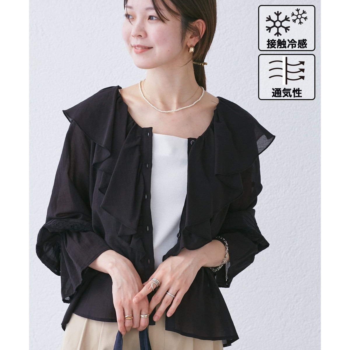 スカラップ刺繍ブラウス | ロペピクニック(ROPE' PICNIC